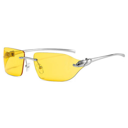 Panther Y2K Rimless Sunglasses