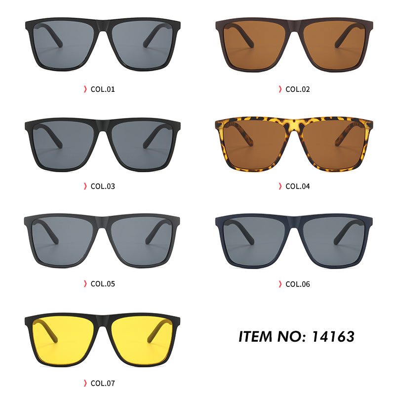 Shades Flat Top Men UV400 Sunglasses