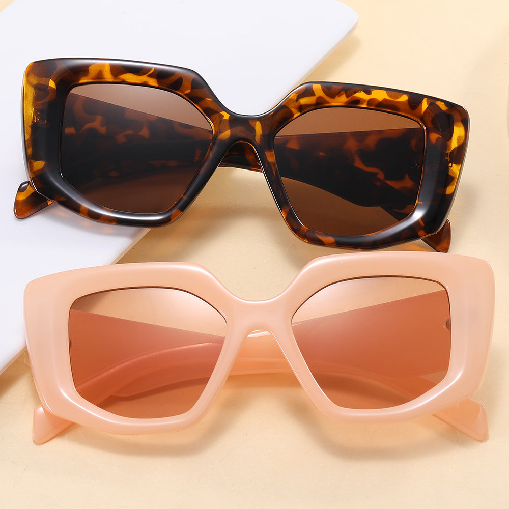Oversized Square Cat Eye Shades Sunglasses