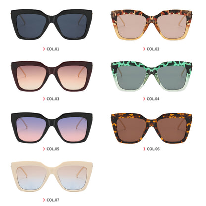 Square Metal Chain Shades Sunglasses