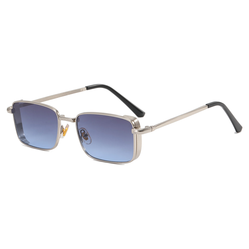 Rectangle Metal Frame Sunglasses