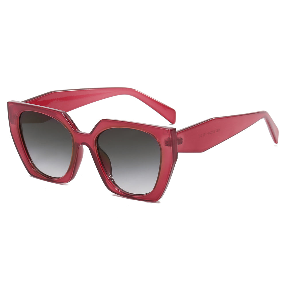 Polygon Oversized Square Cat Eye Sunglasses