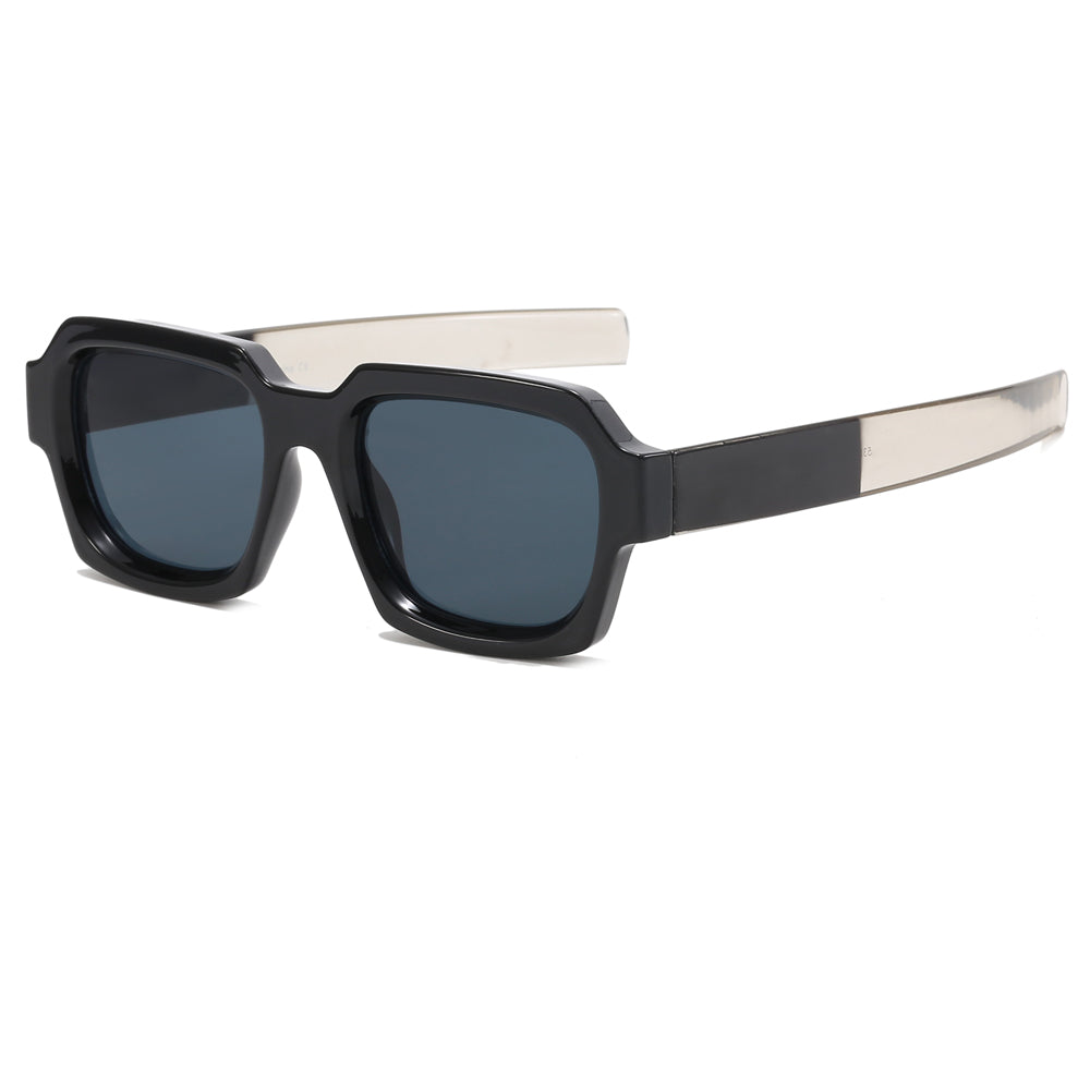 Retro Square Street Shot Tinted Sunglasses