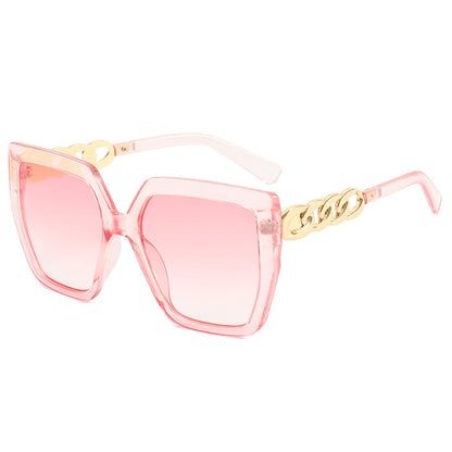 Square Oversized Gradient Shades Sunglasses