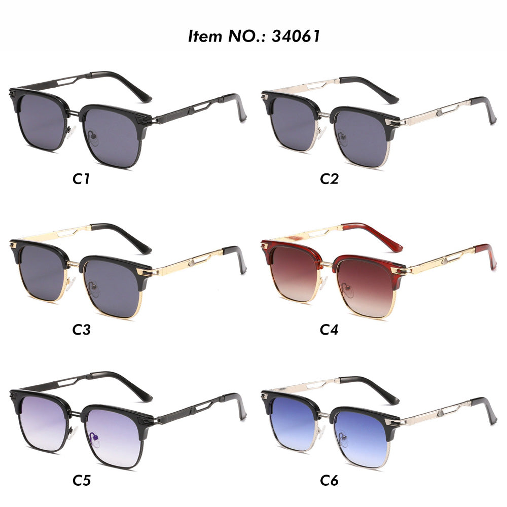 Classic Stylish Cool Square UV400 Shades Sunglasses