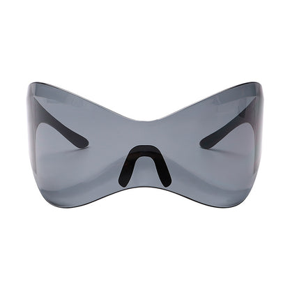 Oversized Mono Lens Y2K Shades Sunglasses