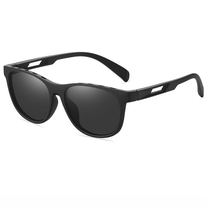 Square Chic Shield Mirrored Polarized Sporty Sunglasses