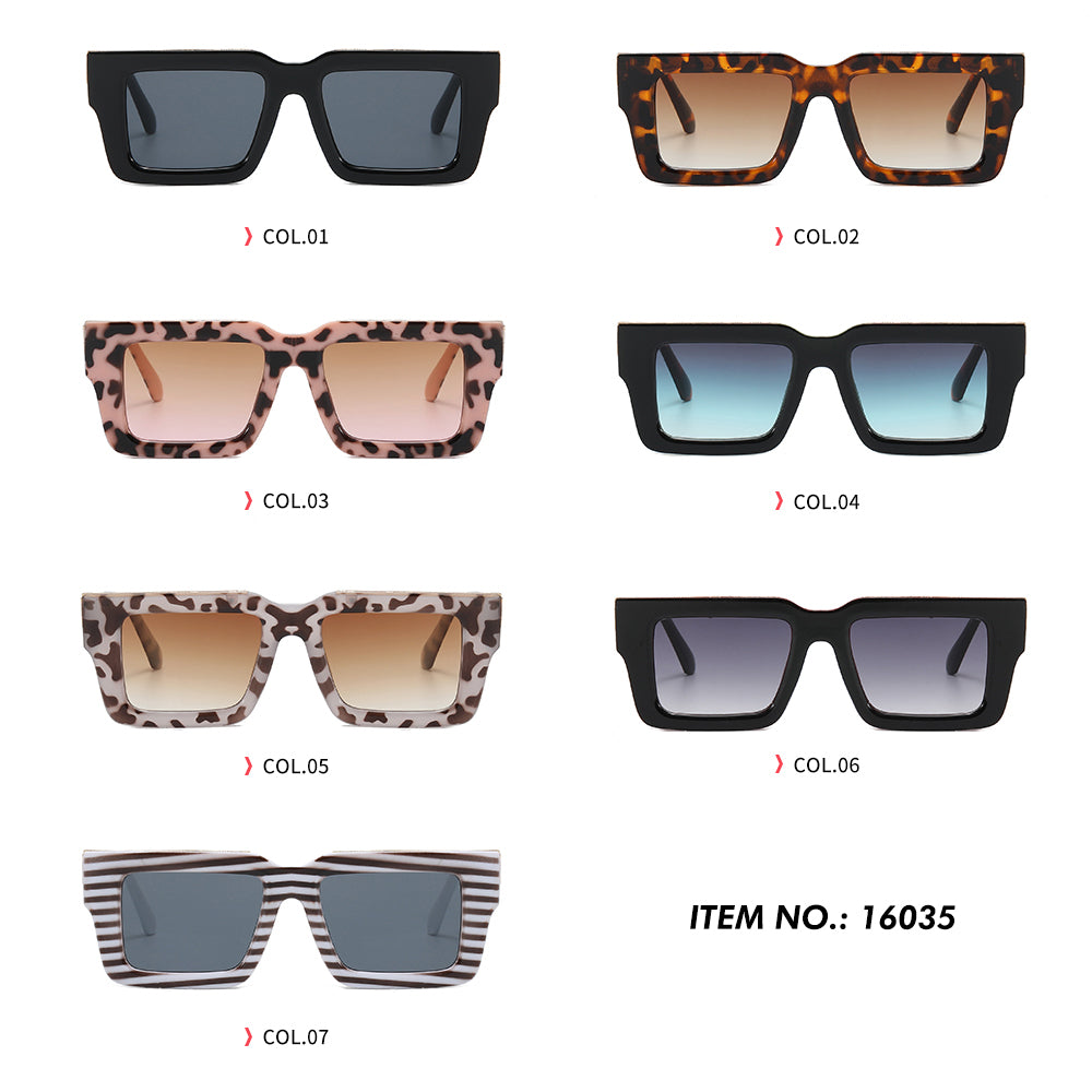 Square Oversized UV400 Shades Sunglasses