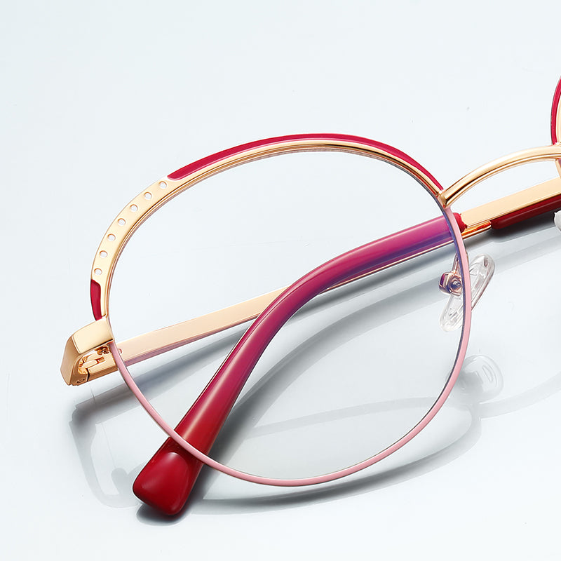 Round High Quality Blue Light Blocking Eyeglasses