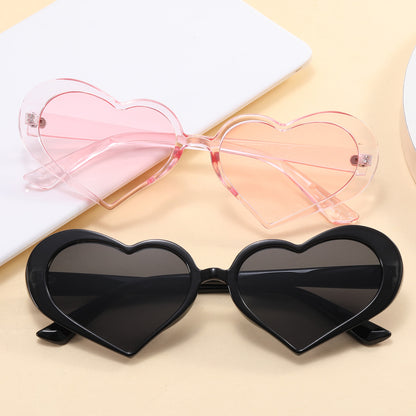 Lovely Cute Heart Sunglasses