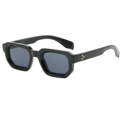 Retro Vintage Rectangle Street Shot Sunglasses