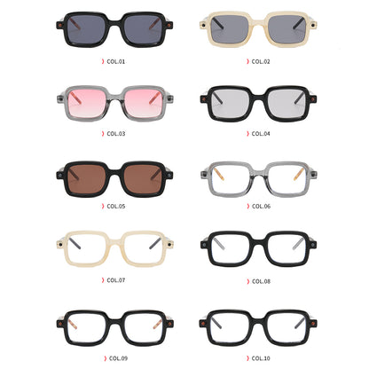 Plastic Retro Vintage Rectangle Sunglasses