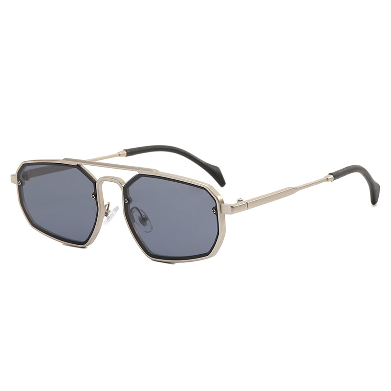 Metal Frame UV400 Gradient Shades Sunglasses