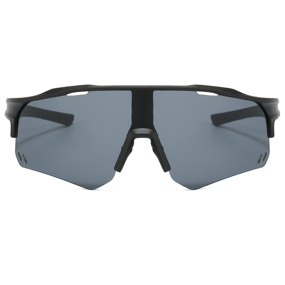 Flat Top Sports Outdoor Cycling Shield Goggle Mirror Sunglasses