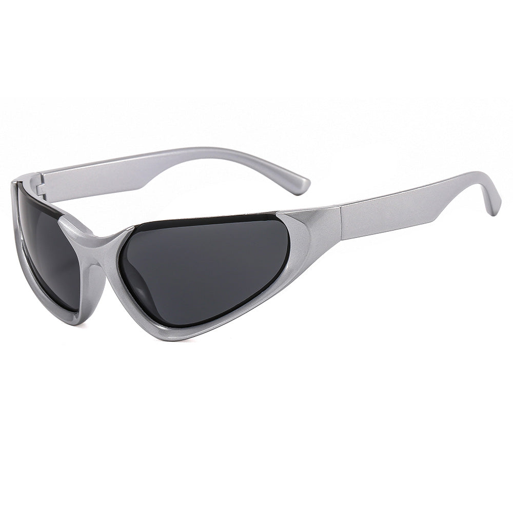 Y2K Futuro Punk Sports Cat Eye Sunglasses