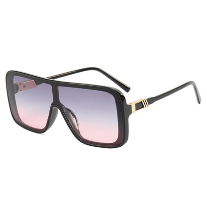 Flat Top Oversized Shades Sunglasses