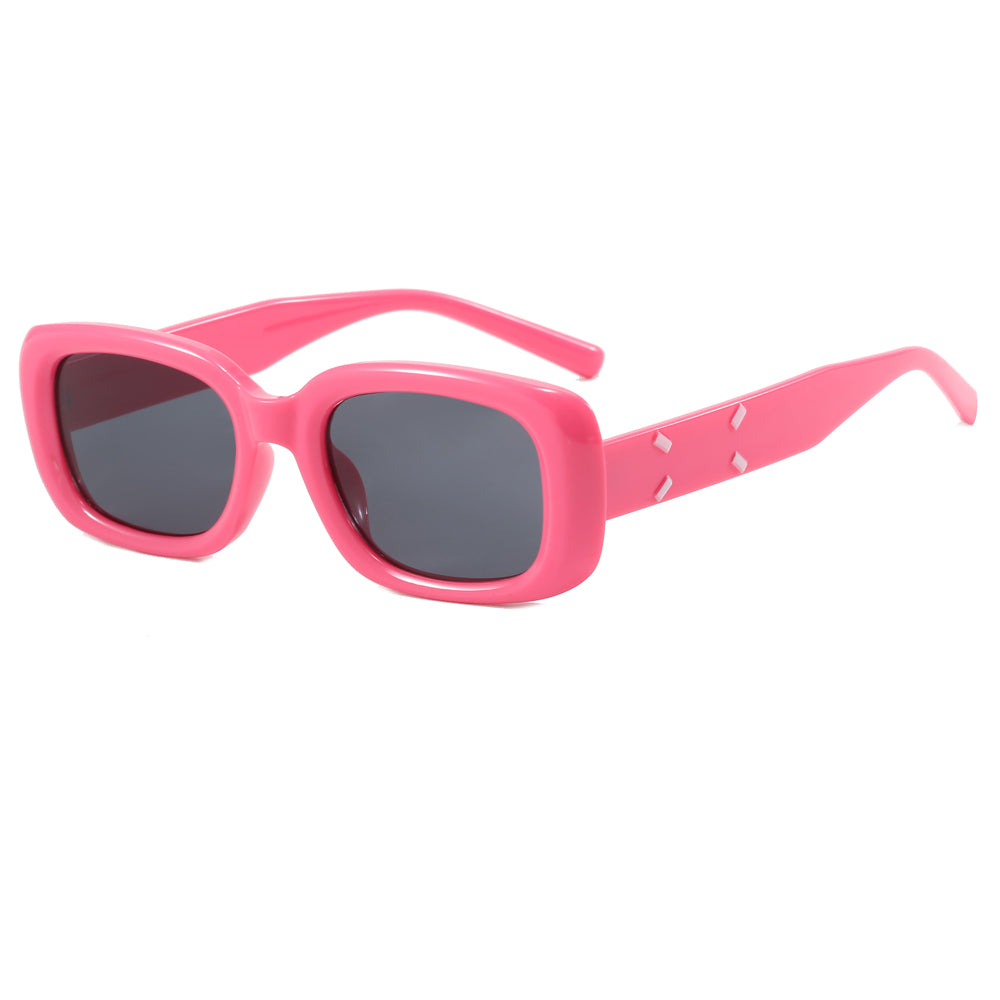 Women Classic Rectangle UV400 Shades Sunglasses