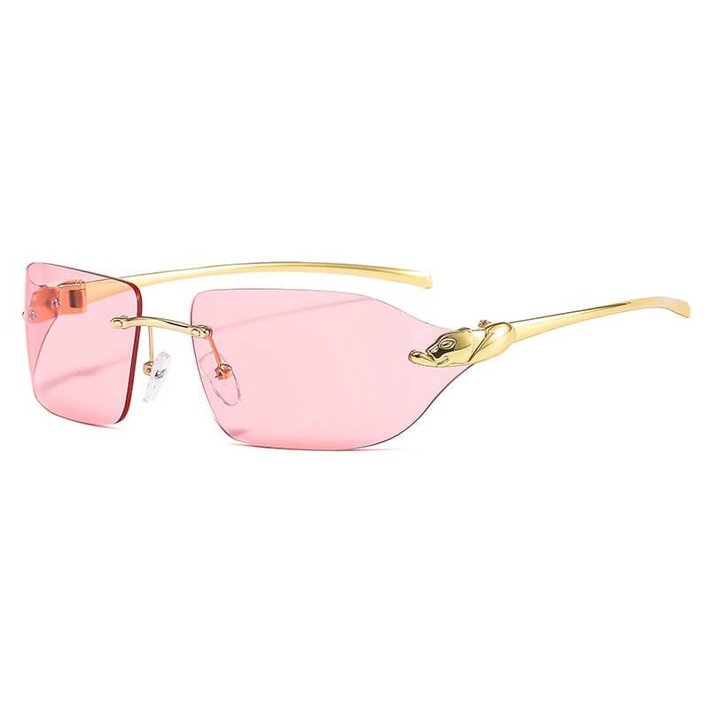 Panther Y2K Rimless Sunglasses