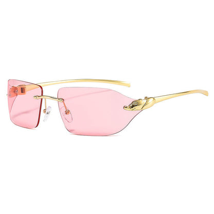 Panther Y2K Rimless Sunglasses