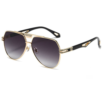 Metal Flat Top Shades Sunglasses