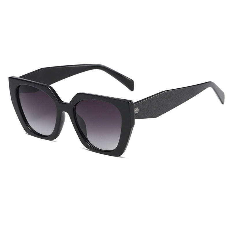 Polygon Oversized Square Cat Eye Sunglasses