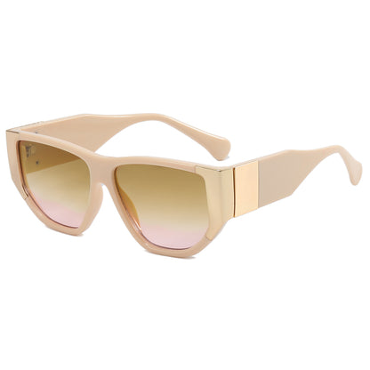 Oversized Luxury Flat Top Sunglasses