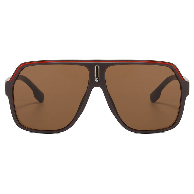 Flat Top Oversized Shades Sunglasses