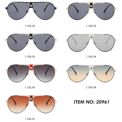 Square Metal Frame Outdoor Sunglasses