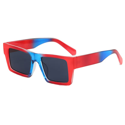 Shades Flat Top UV400 Rectangle Sunglasses