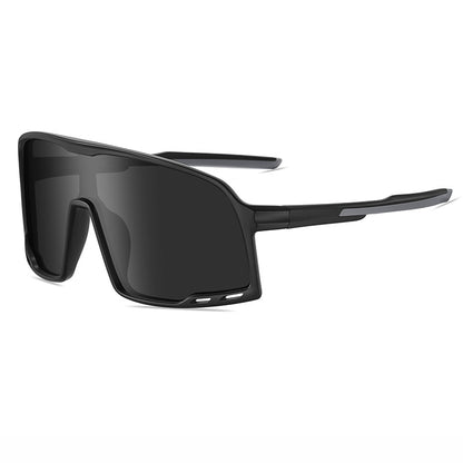 Oversized One Piece Lens Cycling  Running Sports Polarized Sunglasses