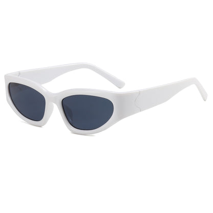 Retro Y2K Oval Outdoor Cycling Sporty Sunglasses