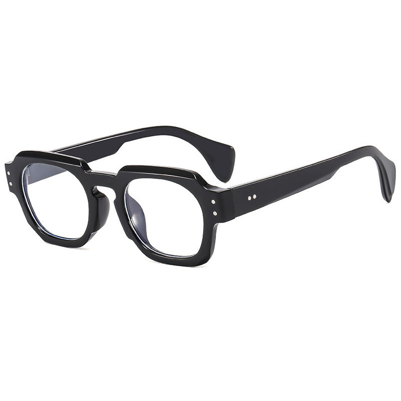 Retro Vintage Square Street Shot Tinted Goggle Sunglasses