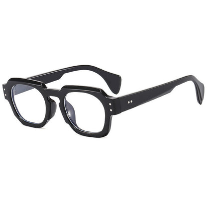 Retro Vintage Square Street Shot Tinted Goggle Sunglasses