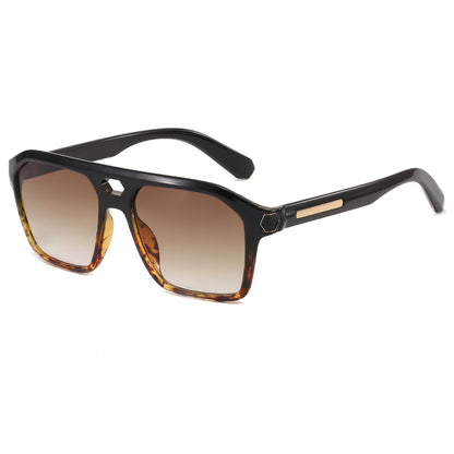 Square Flat Top Pilot Sunglasses