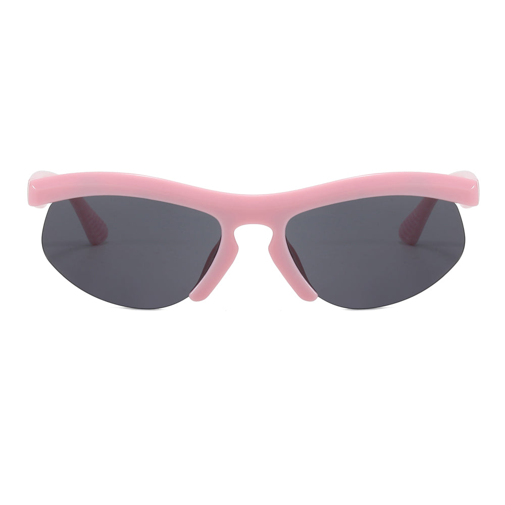 Y2K Half Frame Women Sunglasses