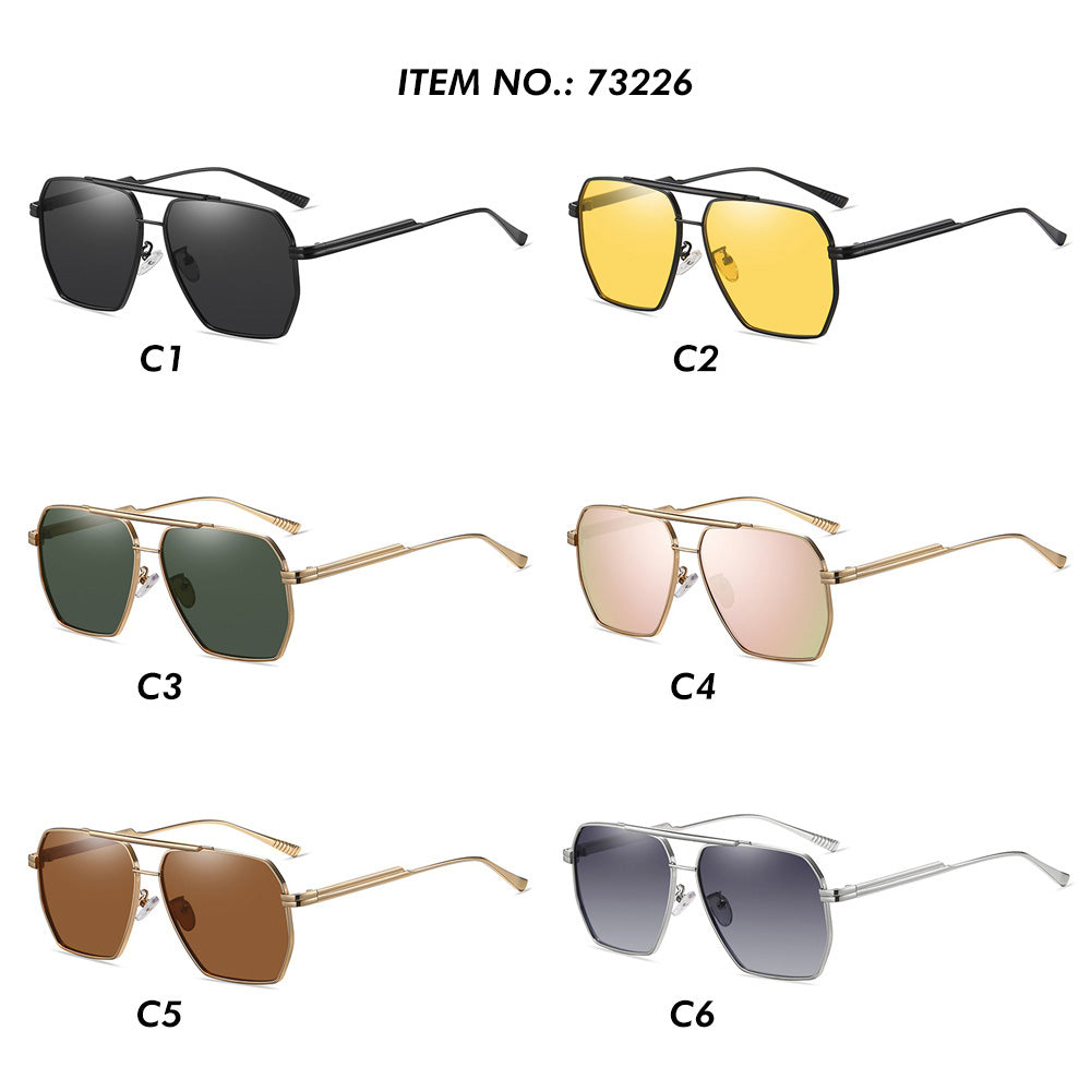 Metal Frame Men Shades Polarized Sunglasses