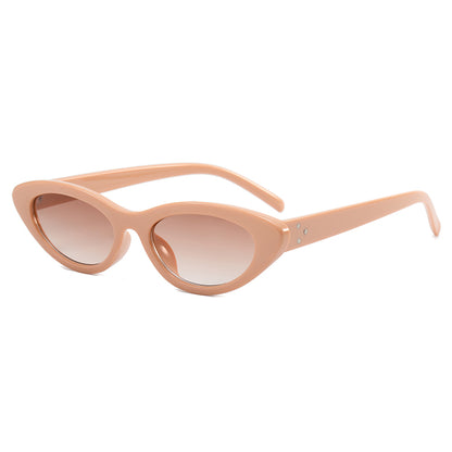 Cat Eye Women Small Triangle Sunglasses