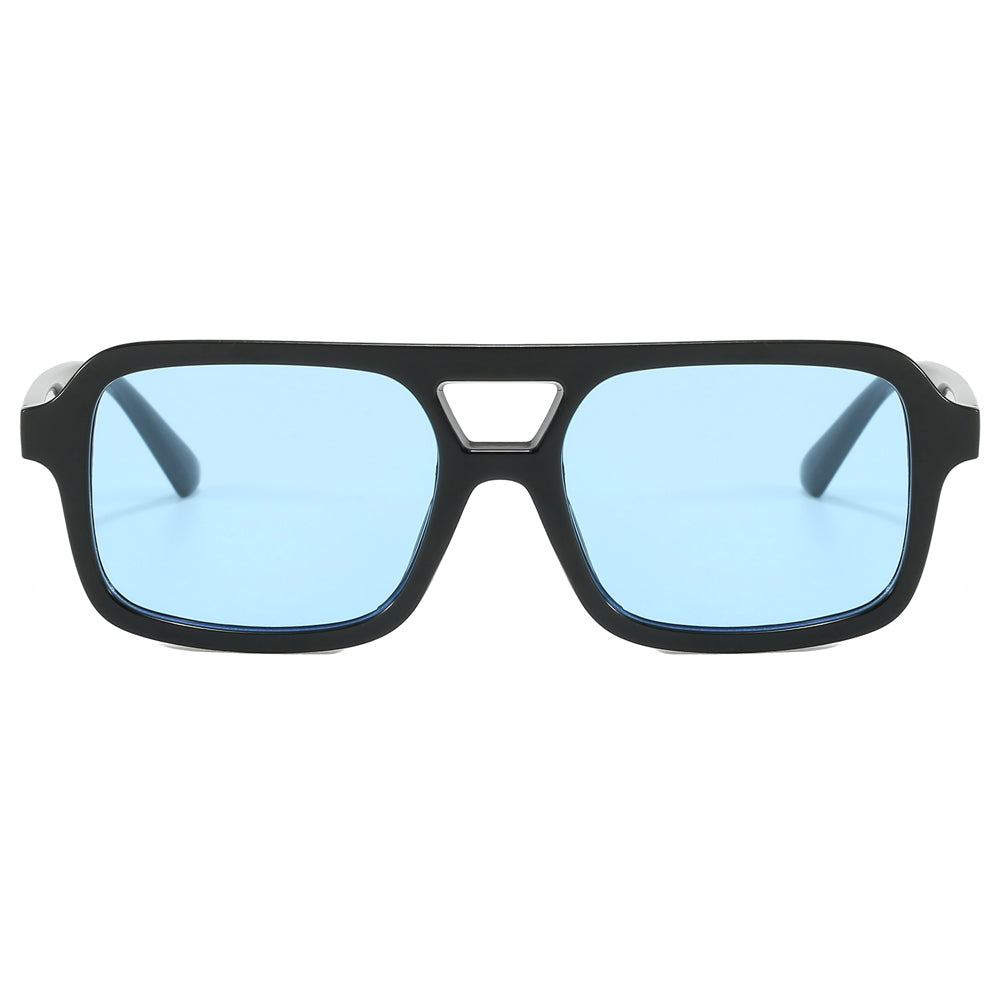 Trendy Rectangle Flat Top Shades Sunglasses