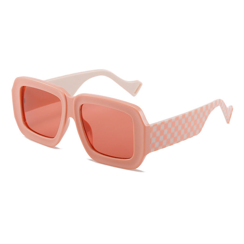 Mosaic Square Oversized Sunglasses for Women