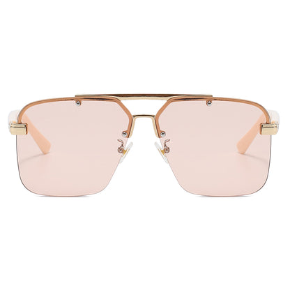 Metal Frame UV400 Gradient Shades Sunglasses