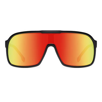 Polarized Oversized Shield Cycling Sports Sunglasses