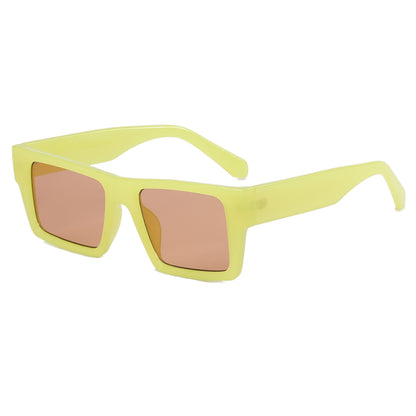 Shades Flat Top UV400 Rectangle Sunglasses