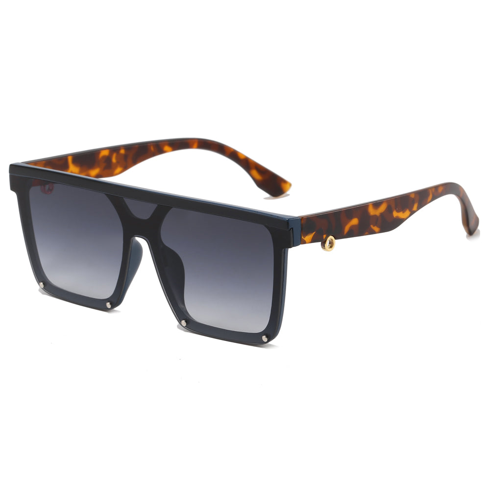 Square Oversized Flat Top Sunglasses