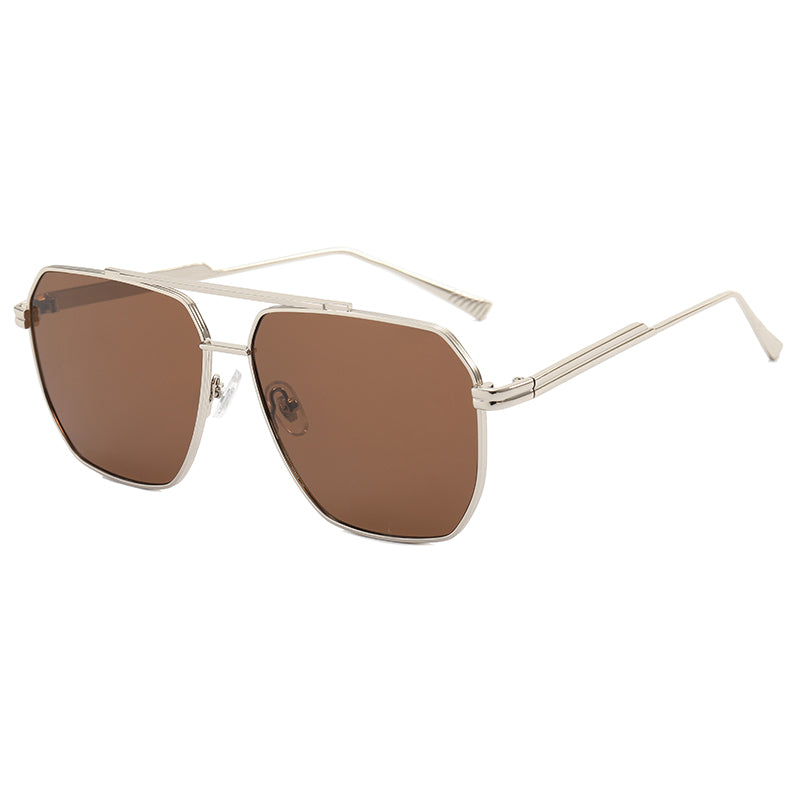 Metal Frame Gradient Men Shades Sunglasses