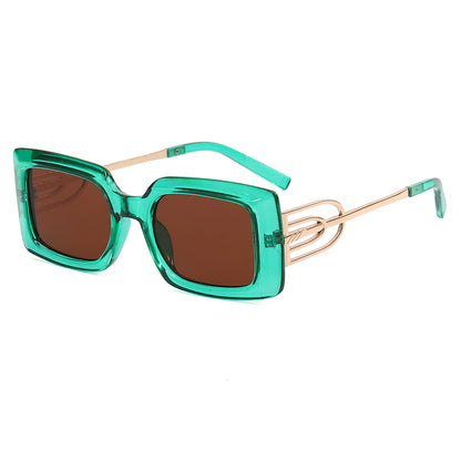 Rectangle Thick Rimmed Women Sunglasses