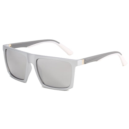 Square Oversized Flat Top Spring Hinges Sunglasses