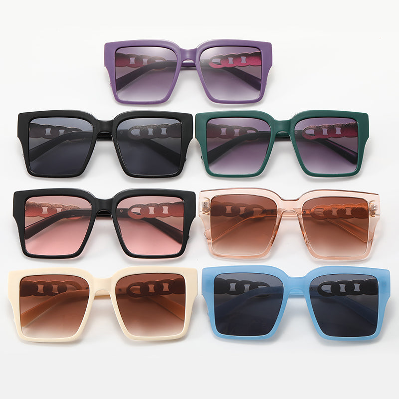 Trendy Square Oversized Women's Sunglasses