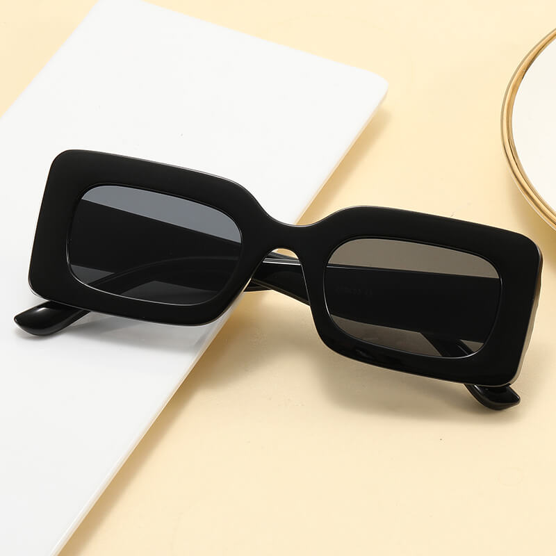 Chunky Rectangular Sunglasses