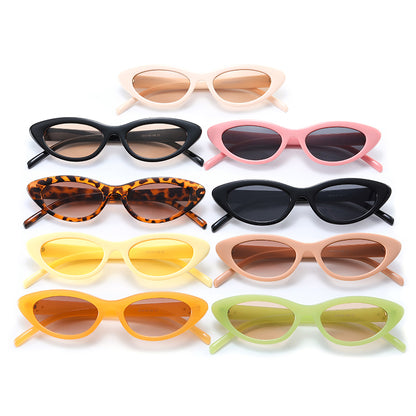 Cat Eye Women Small Triangle Sunglasses