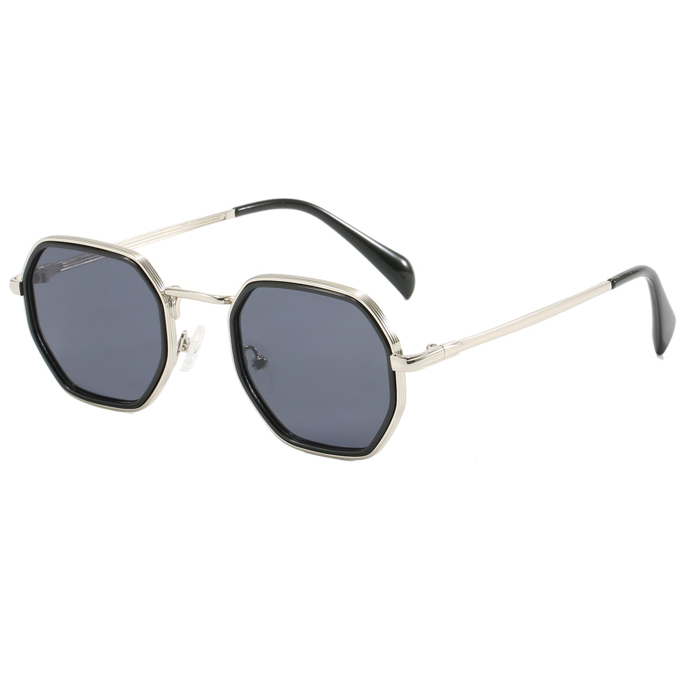 Polygon Classic Luxury Shades Metal Frame Sunglasses